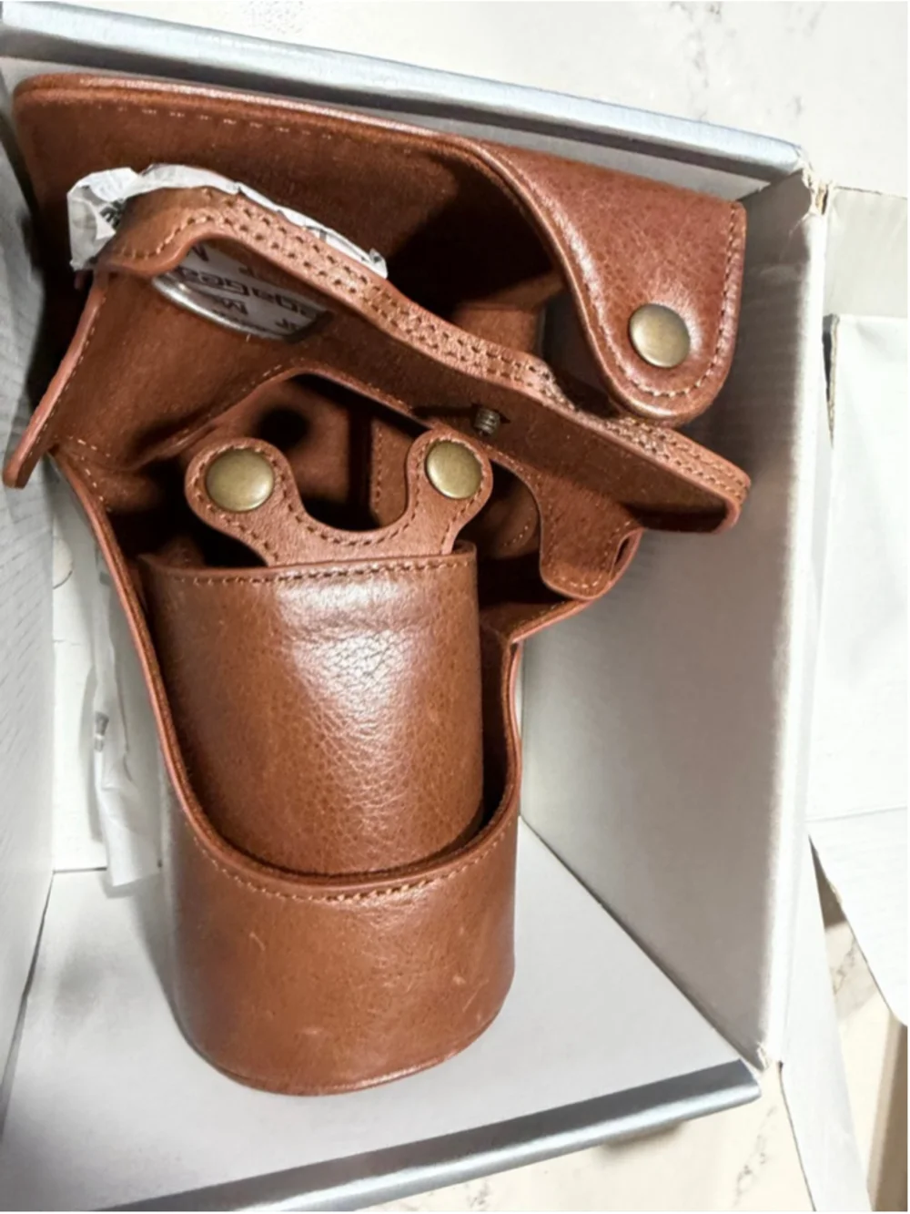 NEW MegaGear MG1193 Ever Ready Genuine Leather Camera Case Compatible w/ Canon